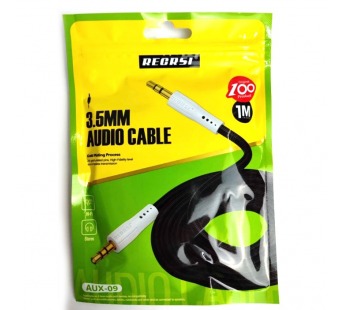 Кабель AUX RECRSI 09 (1m) черный#2093755