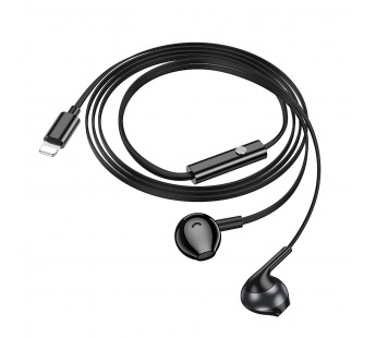 Проводные наушники Hoco M115 Lightning (black)#2074054