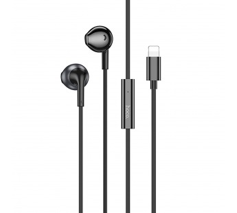 Проводные наушники Hoco M115 Lightning (black)#2074055