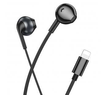Проводные наушники Hoco M115 Lightning (black)#2074053