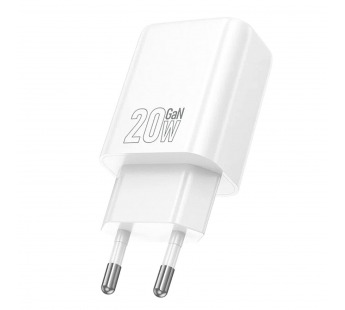 Адаптер Сетевой Hoco N61 Gentle PD20W+QC3.0 + кабель Type-C/Lightning (white)#2132013