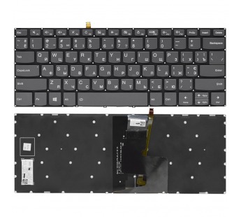 Клавиатура Lenovo IdeaPad 3 14IML05 серая с подсветкой#2071108
