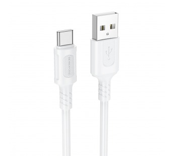 Кабель USB - Type-C Borofone BX111 Feliz (повр. уп.) 15W 100см 3A  (white) (238887)#2072345