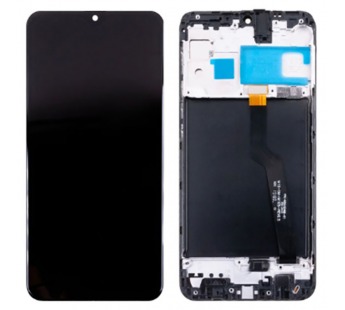 Дисплей для Samsung Galaxy A10 (A105F) модуль c рамкой Черный - Оптима#2086888