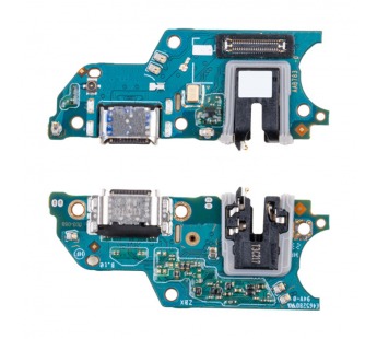 Шлейф для Realme C51 (RMX3830) плата системный разъем/разъем гарнитуры/микрофон - Премиум#2079993