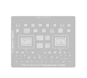 BGA трафарет для iPhone 15/15 Plus/15 Pro/15 Pro Max#2104085