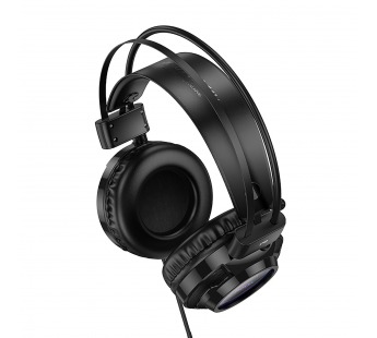 Проводные наушники с микрофоном полноразмерные Hoco W110 Resource Jack 3,5  (black) (236039)#2122180