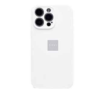 Чехол силиконовый Silicone Case ORG iPhone 15 Pro Max (защита камеры) белый (01)#2071871