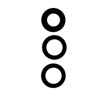 Стекло камеры для Samsung Galaxy A34 5G (A346B) (комплект 3 шт.) Черный#2074591