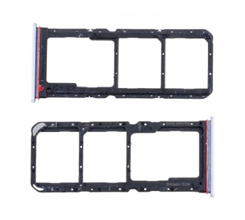 Держатель SIM для Tecno Spark 10 Pro (KI7) Белый#2074552