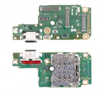 Шлейф для Vivo V40 Lite 4G (V2424) плата на системный разъем/разъем SIM/микрофон#2077036