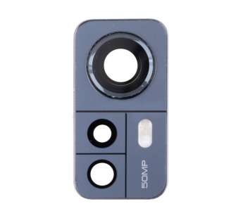 Стекло камеры для Xiaomi 12/12X (2201123G/2112123AG) в сборе с рамкой Серый#2101692