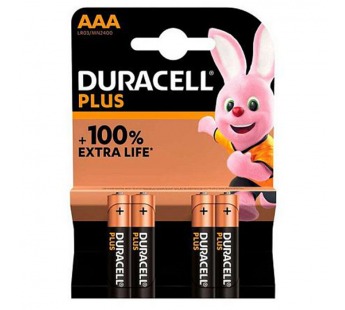 Элемент питания LR 03 Duracell Plus BL-4#2072604