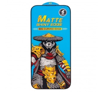 Защитное стекло Full Screen Matte для "Apple iPhone 16 Pro Max" (black) (238712)#2072589