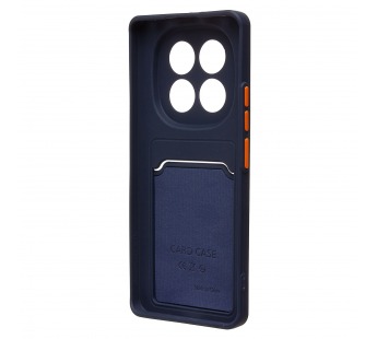 Чехол-накладка - SC337 с картхолдером для "Xiaomi Redmi Note 14 Pro" (dark blue) (238764)#2096642