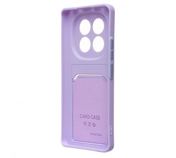 Чехол-накладка - SC337 с картхолдером для "Xiaomi Redmi Note 14 Pro" (light violet) (238765)#2096641