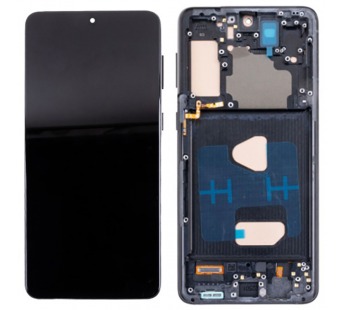 Дисплей для Samsung Galaxy S21+ (G996B) модуль с рамкой Черный - (In-Cell)#2086723