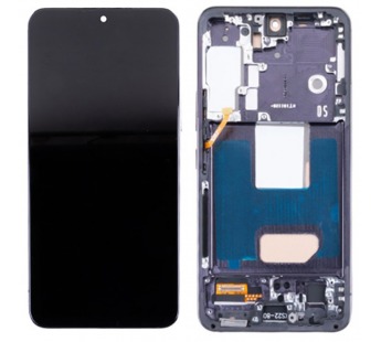 Дисплей для Samsung Galaxy S22 (S901B) модуль с рамкой Черный - (In-Cell)#2086720