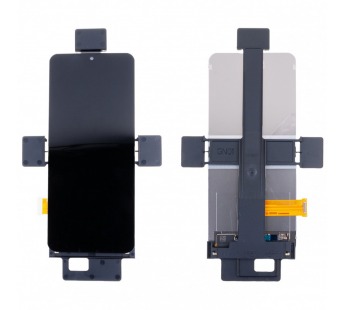 Дисплей для Samsung Galaxy Z Flip6 (F741B) в сборе с тачскрином внутренний 6.7" Черный - OR (SP)#2135330