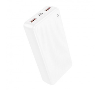 Внешний аккумулятор BOROFONE BJ56A 20 000 mAh (2USB QC 3.0/PD 20W/LED инд) белый#2095319