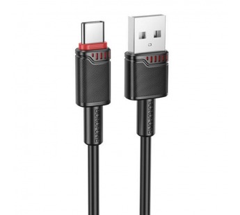 Кабель USB - Type-C BOROFONE BX110 (3A/1m) черный#2102371