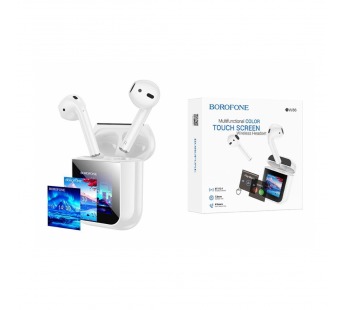 Беспроводные Bluetooth-наушники BOROFONE BW86 белые#2135466