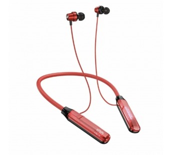 Спортивные Bluetooth-наушники BOROFONE BE69 (70 ч/500 mAh) красные#2089165