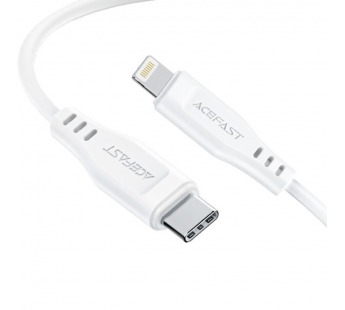 Кабель Type-C - Lightning Acefast C3-01 (3A, 30W, PD, MFI, 1.2 м) Белый#2073045