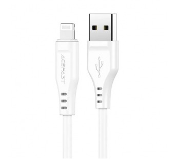 Кабель USB - Lightning Acefast C3-02 (2.4A, MFI, 1.2 м) Белый#2073046