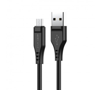 Кабель USB - MicroUSB Acefast C3-09 (2.4А, 1.2 м) Черный#2136761