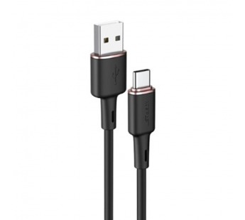 Кабель USB - Type-C Acefast C2-04 (3A, силикон, 1.2 м) Черный#2073052