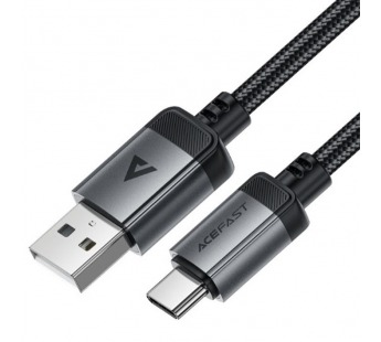 Кабель USB - Type-C Acefast C20-04 (3A, оплетка нейлон, 1.2 м) Черный#2136770