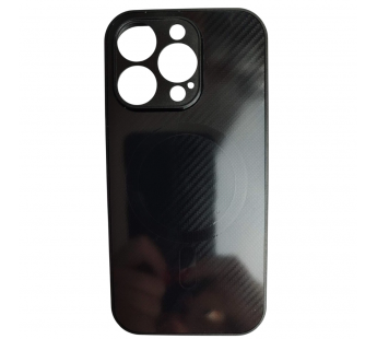 Чехол пластиковый iPhone 16 Pro карбон черный#2072922