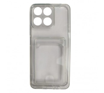 Чехол силиконовый Honor X7C прозрачный с визитницей#2073070