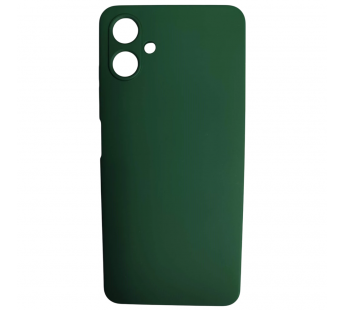 Чехол силиконовый Samsung A06 Silicone Case без лого темно-зеленый#2072976