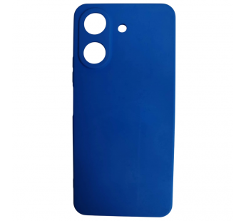 Чехол силиконовый Xiaomi Redmi 13C/POCO C65 Silicone Case без лого синий#2073887