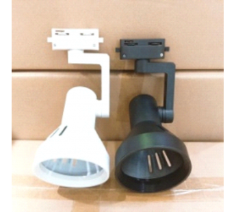 Трековый светильник Kurato 1-фазный под лампу PAR30 СвТр-13-E27 220В (черный), шт#2073542