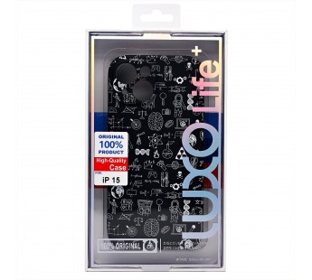 Чехол-накладка Luxo Creative для "Apple iPhone 15" (141) (black) (237880)#2076748