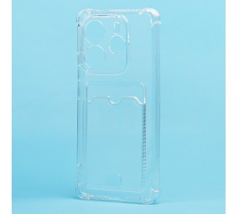 Чехол-накладка - SC276 с картхолдером для "Xiaomi Redmi Note 14 5G Global" (transparent) (238785)#2093269