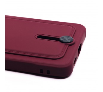Чехол-накладка - SC304 с картхолдером для "Xiaomi Redmi Note 14 Pro" (bordo) (238761)#2074267