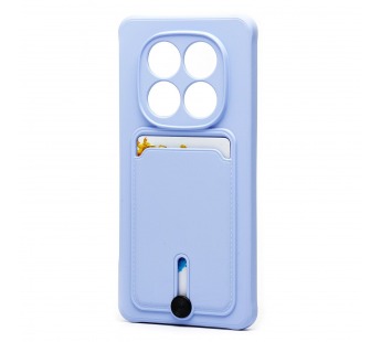 Чехол-накладка - SC304 с картхолдером для "Xiaomi Redmi Note 14 Pro 5G Global" (light violet(238762)#2077339