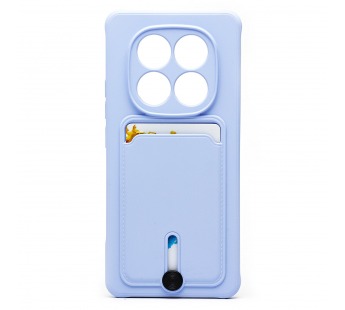 Чехол-накладка - SC304 с картхолдером для "Xiaomi Redmi Note 14 Pro 5G Global" (light violet(238762)#2077340