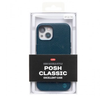 Чехол-накладка Cellis SM030 SafeMag для "Apple iPhone 13/iPhone 14" Натуральная кожа зер (237464)#2075047