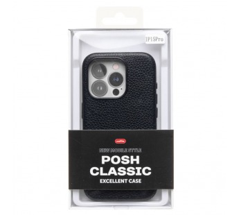 Чехол-накладка Cellis SM030 SafeMag для "Apple iPhone 15 Pro" Натуральная кожа зернистая (237469)#2075052