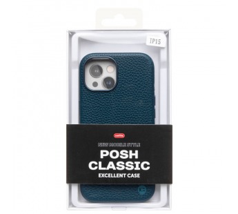 Чехол-накладка Cellis SM030 SafeMag для "Apple iPhone 15" Натуральная кожа зернистая (da (237467)#2075057