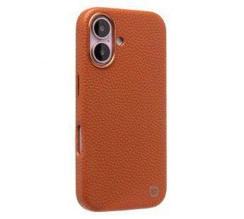Чехол-накладка Cellis SM030 SafeMag для "Apple iPhone 16" Натуральная кожа зернистая (br (237477)#2077317