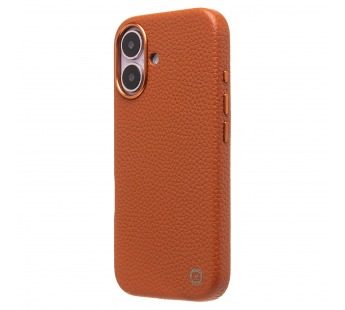 Чехол-накладка Cellis SM030 SafeMag для "Apple iPhone 16" Натуральная кожа зернистая (br (237477)#2077318