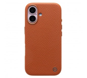 Чехол-накладка Cellis SM030 SafeMag для "Apple iPhone 16" Натуральная кожа зернистая (br (237477)#2077319