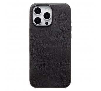 Чехол-накладка Cellis SM031 SafeMag для "Apple iPhone 15 Pro Max" Натуральная кожа (black) (237496)#2077525