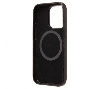 Чехол-накладка Cellis SM031 SafeMag для "Apple iPhone 15 Pro" Натуральная кожа (black) (237493)#2077843